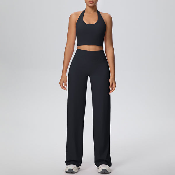 Women's Two-Piece Sports Running Fitness Outfit Set