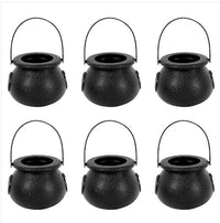 Halloween Witch Pot Smoke Machine LED Color Changing Decor
