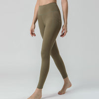 New Nude Yoga Women's High Waist Pocket Fitness Suit
