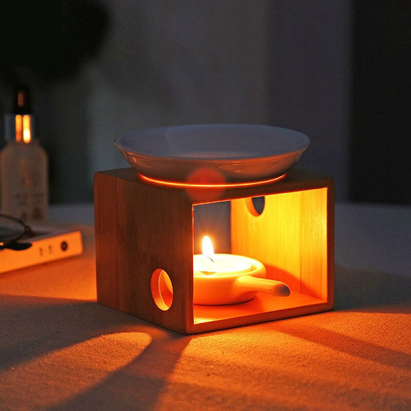 Ceramic Aromatherapy Burner - Handcrafted Essential Oil Diffuser