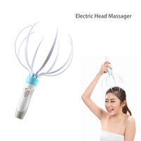 Electric Scalp Massager with 8-Claw Vibration Head