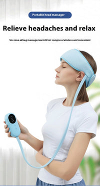 Portable Electric Head Massager – Heated Scalp Relaxation Device