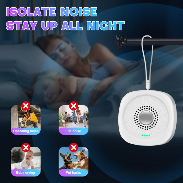 Night Light And Portable White-noise Machine For Soothing Infants And Toddlers