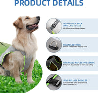 Reflective Dog Cooling Vest with Ice Packs for Hot Weather