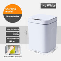 Smart Inductive Ashbin Home Living Room Bathroom Automatic
