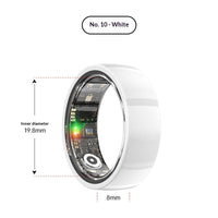 Health Tracking Ring for Heart Rate Sleep and Blood Oxygen Monitoring