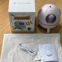 Astronaut Space Humidifier USB Desktop Air Diffuser with LED Light