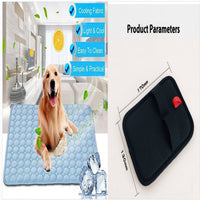 Pet Dog Cat Ice Silk Cold Nest Pad For Cooling In Summer