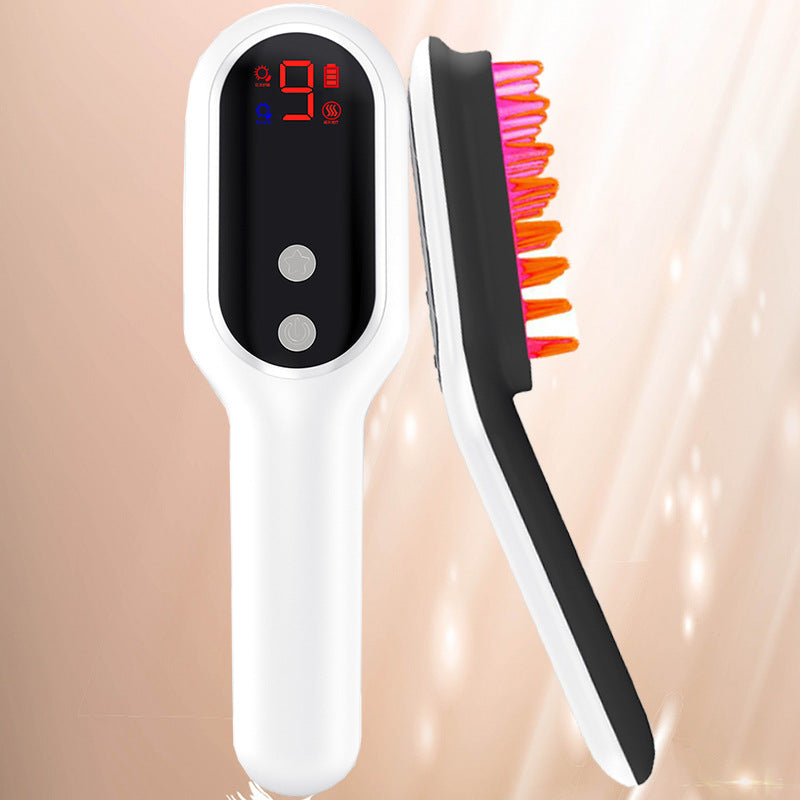 Electric Scalp Massager & Hair Growth Comb with Red & Blue Light Therapy