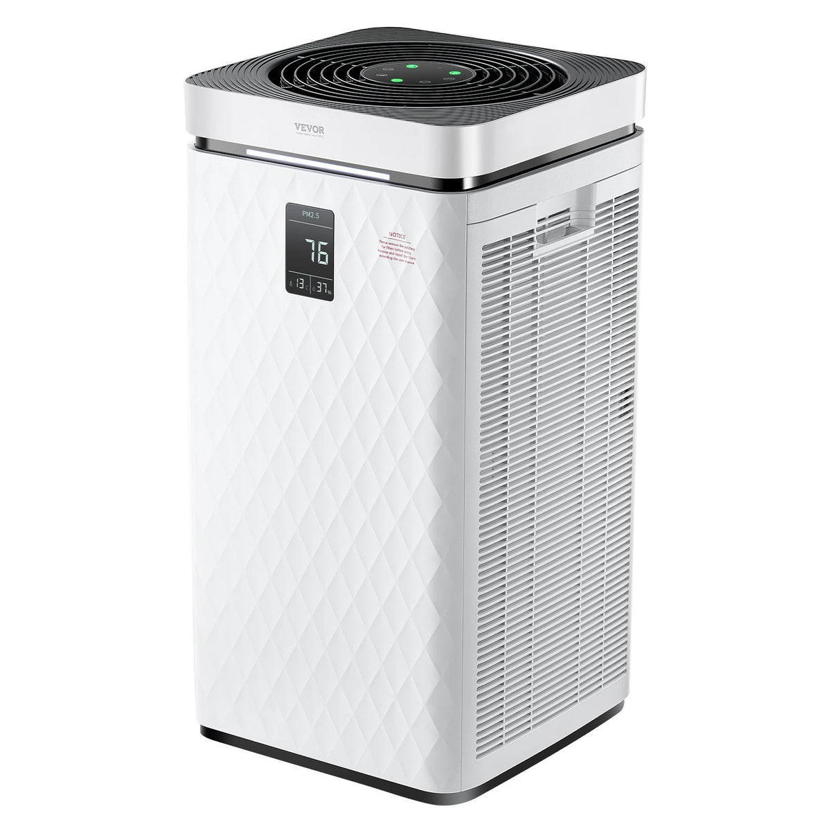 Smart Air Purifier with Child Lock and Touch Controls