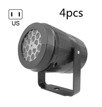 LED Christmas Snowflake Projector - 16 Patterns Indoor/Outdoor