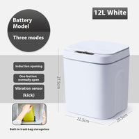 Smart Inductive Ashbin Home Living Room Bathroom Automatic
