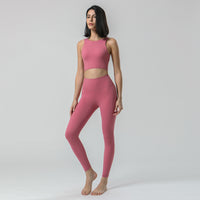 New Nude Yoga Women's High Waist Pocket Fitness Suit