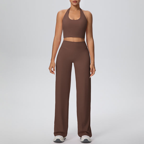 Women's Two-Piece Sports Running Fitness Outfit Set
