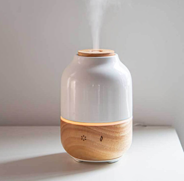 Solid Wood Ceramic Aromatherapy Humidifier