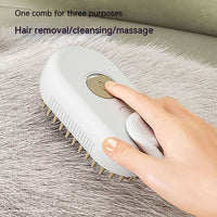 Cat Steam Brush Pet Hair Removal Comb