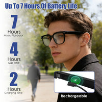 AI Smart Glasses with Camera & Audio