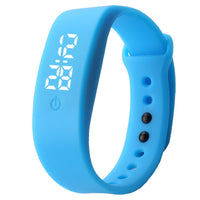 Leisure Sports Student LED White Light Bracelet Button