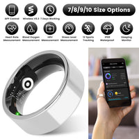 Smart Fitness Ring with Sleep, Stress and Heart Rate Tracking