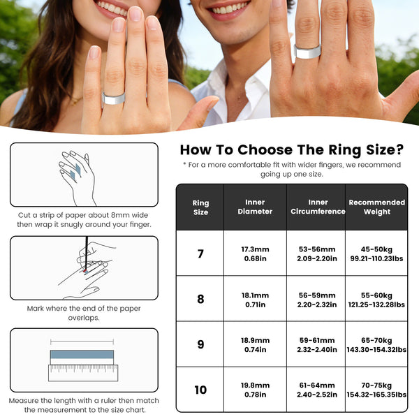 Smart Fitness Ring with Sleep, Stress and Heart Rate Tracking
