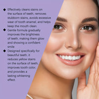 Purple Teeth Whitening Strips Dry